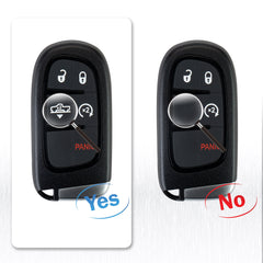 5 Button Proximity Smart Keyless Entry Fob Remote for 2013 - 2019 Dodge Ram 1500 2500 3500 FCC ID: GQ4-54T 46 CHIP 433Mhz KR-D5RG