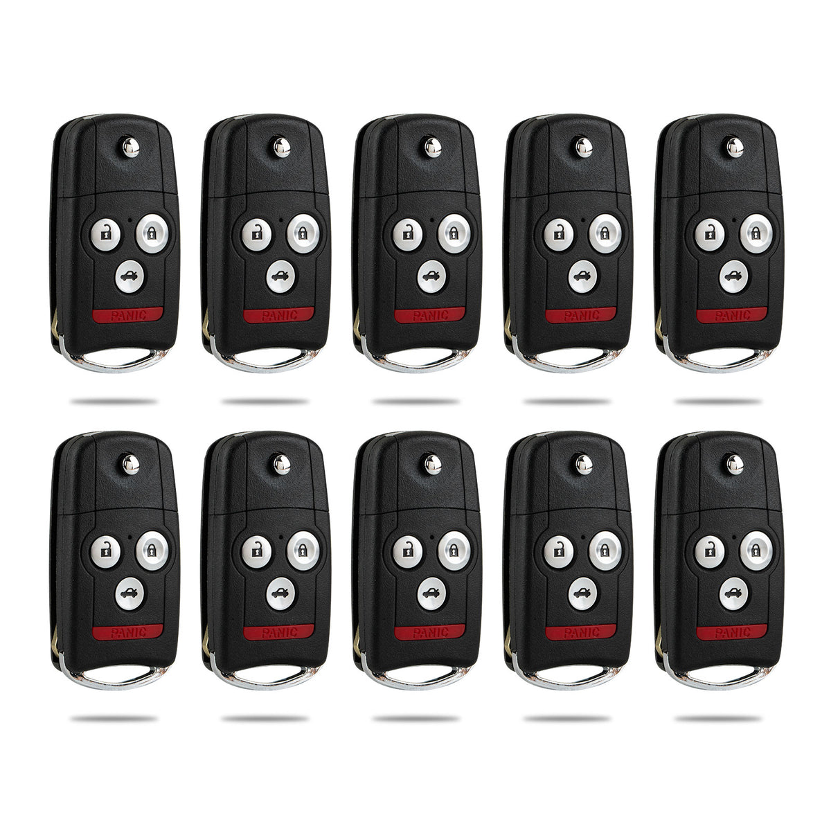 4 Buttons Keyless Entry Remote Key Fob Replacement for 2007 2008 Acura TL Flip Remote FCC ID: OUCG8D-439H-A, 850G-G8D439HA,Chip ID46 KR-A4SA-10