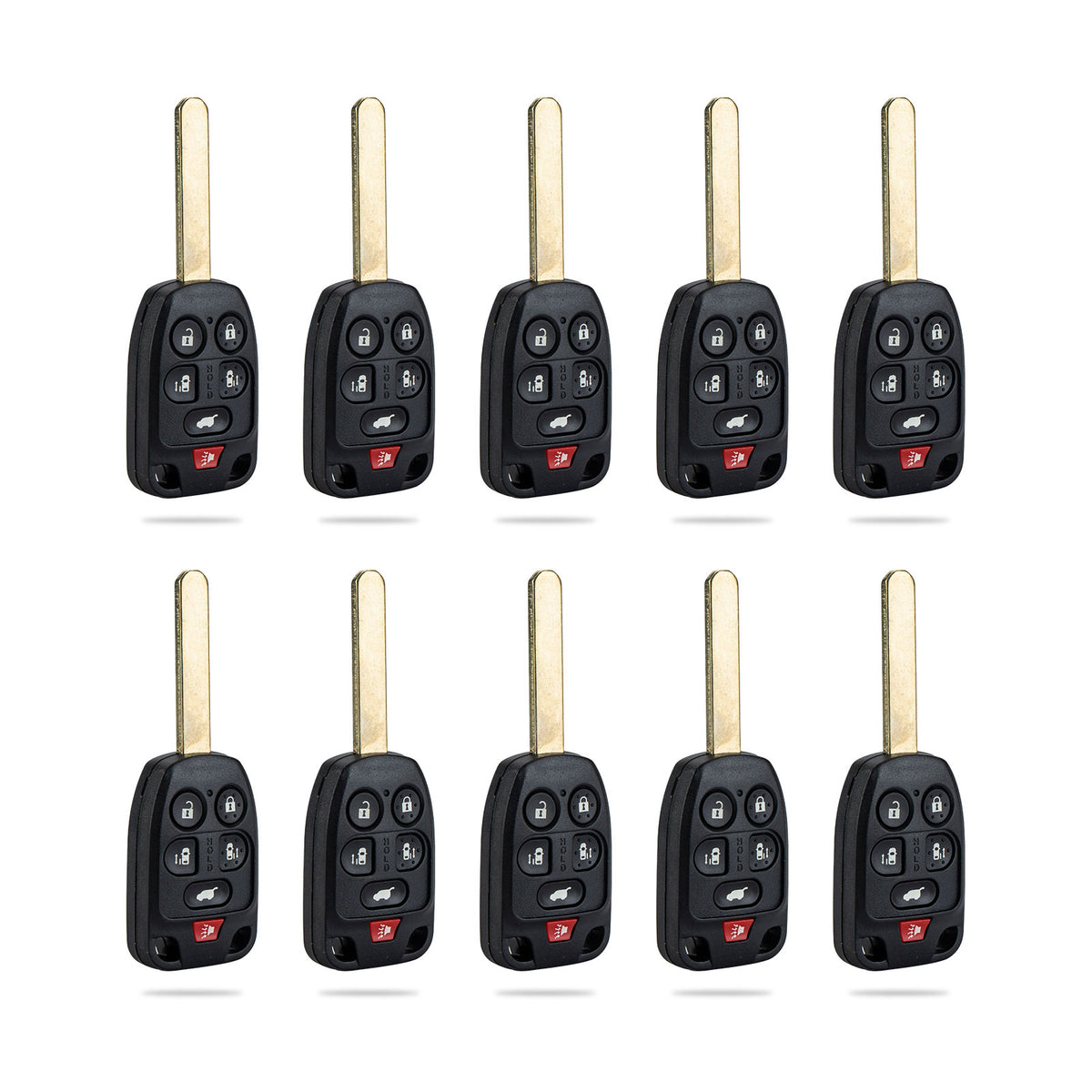 6 Button Key Keyless Entry Remote Fit for Honda Compatible with 2011 - 2014 Odyssey N5F-A04TAA KR-H6RB-10