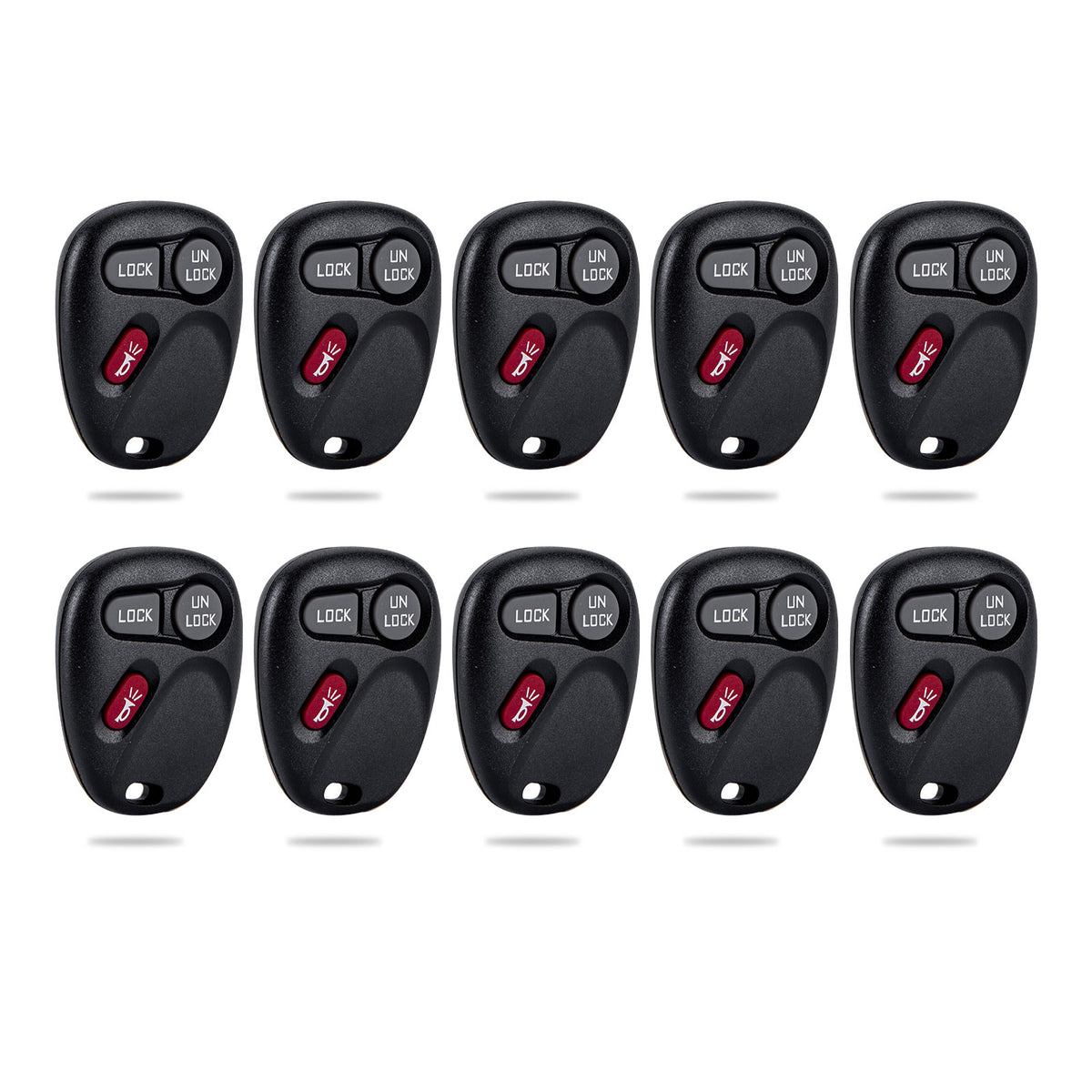 3 Buttons Car Key Fob Keyless Control Entry Remote for 2002 - 2007 Trailblazer Envoy 2004 - 2007 Buick Rainier MYT3X6898B KR-C3RE02 Tahoe Sierra Suburban Silverado Yukon Wholesale KR-C3RC-10