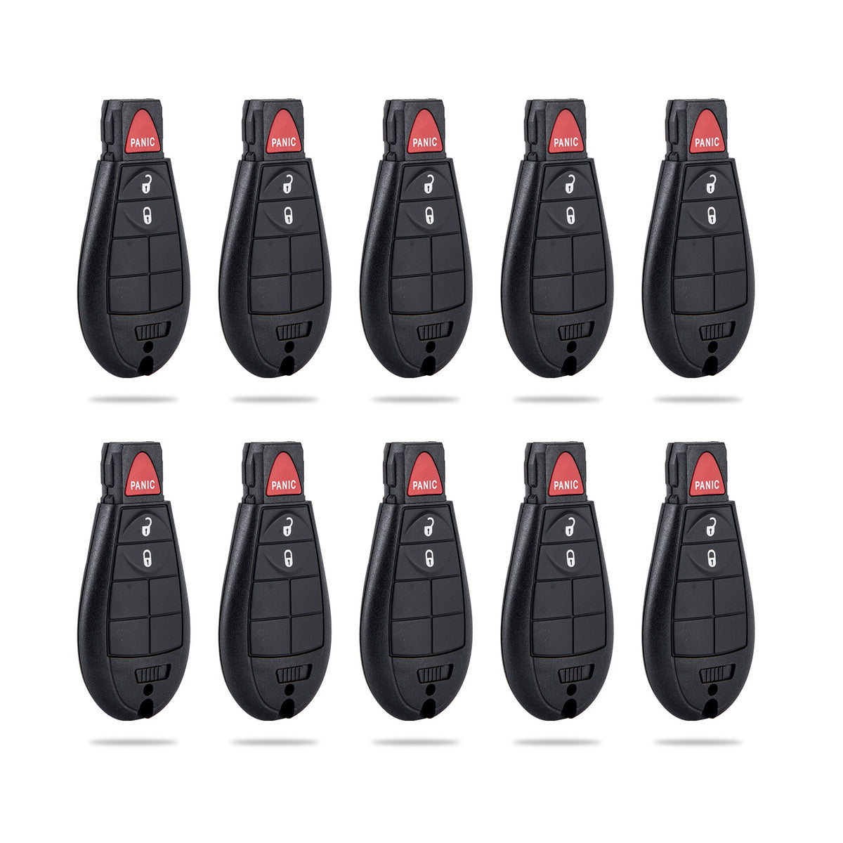 3 Buttons Smart Keyless Remote Car Key Fob Replacment for 2013 2014 2015 2016 2017 Dodge Ram GQ4-53T  KR-D3RC-10