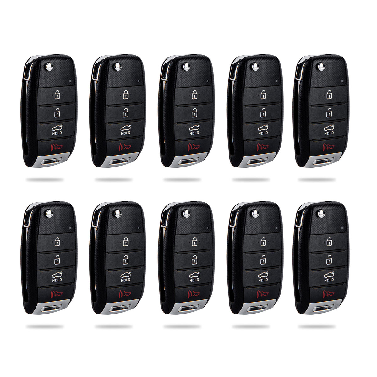 4 Button Smart Key Fob Keyless Entry Remote for Kia-Compatible with 2014- 2016 Forte OSLOKA-870T Chip:46  KR-K4SK-10