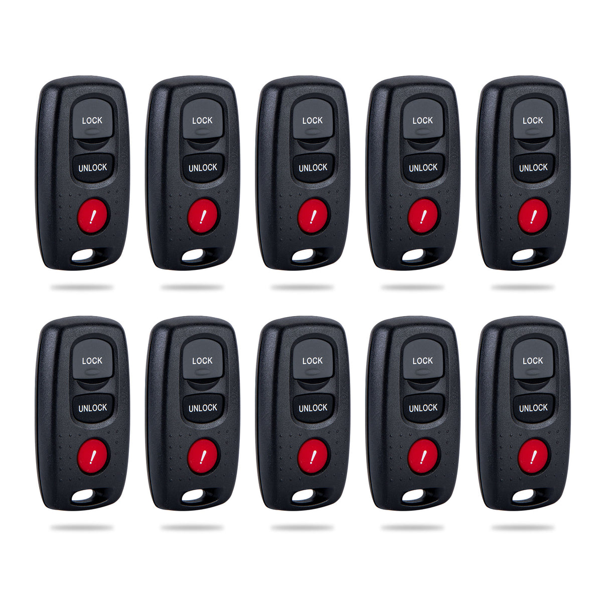 3 Buttons Car Key Fob Keyless Entry Remote Replacement for 2007 2008 2009 Mazda 3 FCC ID:KPU41794 Wholesale KR-M3RA-10