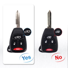 Replacement for 2004-2013 Dodge Durango 2006-2009 Dodge RAM Remote Key Fob FCC ID: KOBDT04A KR-D4SB