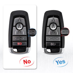 Smart Key Remote Keyless Entry Fob Fit for Ford - Compatible with 2017-2020 F-250 F-350 F-450 F-550- 5 Buttons Remote Control - Fob for FCC ID:M3N-A2C93142600, P/N: 164-R8166 KR-F5RF