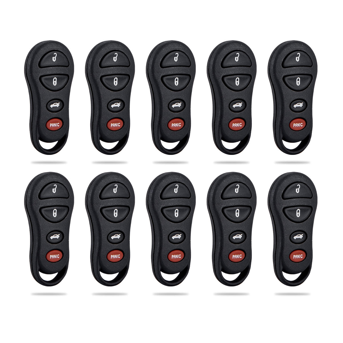 Car Key Fob Keyless Control Entry Remote GO43VT13T 4 Button Vehicles Replacement Compatible with Chrysler 300M 1999-2004 Remote Wholesale KR-D4RD-10