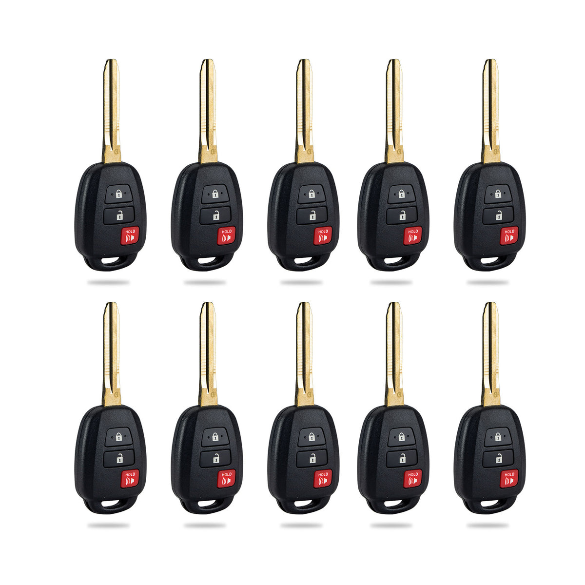 3 Buttons Replacement for New Keyless Entry Remote Car Key for 2012-2016 Prius C That Use HYQ12BDM with G Chip Wholesale KR-T3SB-10