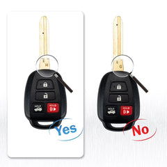 4 Button Replacement for 2014 - 2017 Toyota Corolla Keyless Remote Car Key Fob ONLY H Chip HYQ12BEL Wholesale KR-T4SH-10