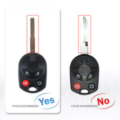 Copy of BestKeys Uncut Ignition High Security Car Key Entry Remote for 2012-2016 Escape 2011-2016 Fiesta OUCD6000022, 164-R8007 KR-F4SC-10