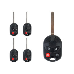 BestKeys Uncut Ignition High Security Car Key Entry Remote for 2012-2016 Escape 2011-2016 Fiesta OUCD6000022, 164-R8007 KR-F4SC-05