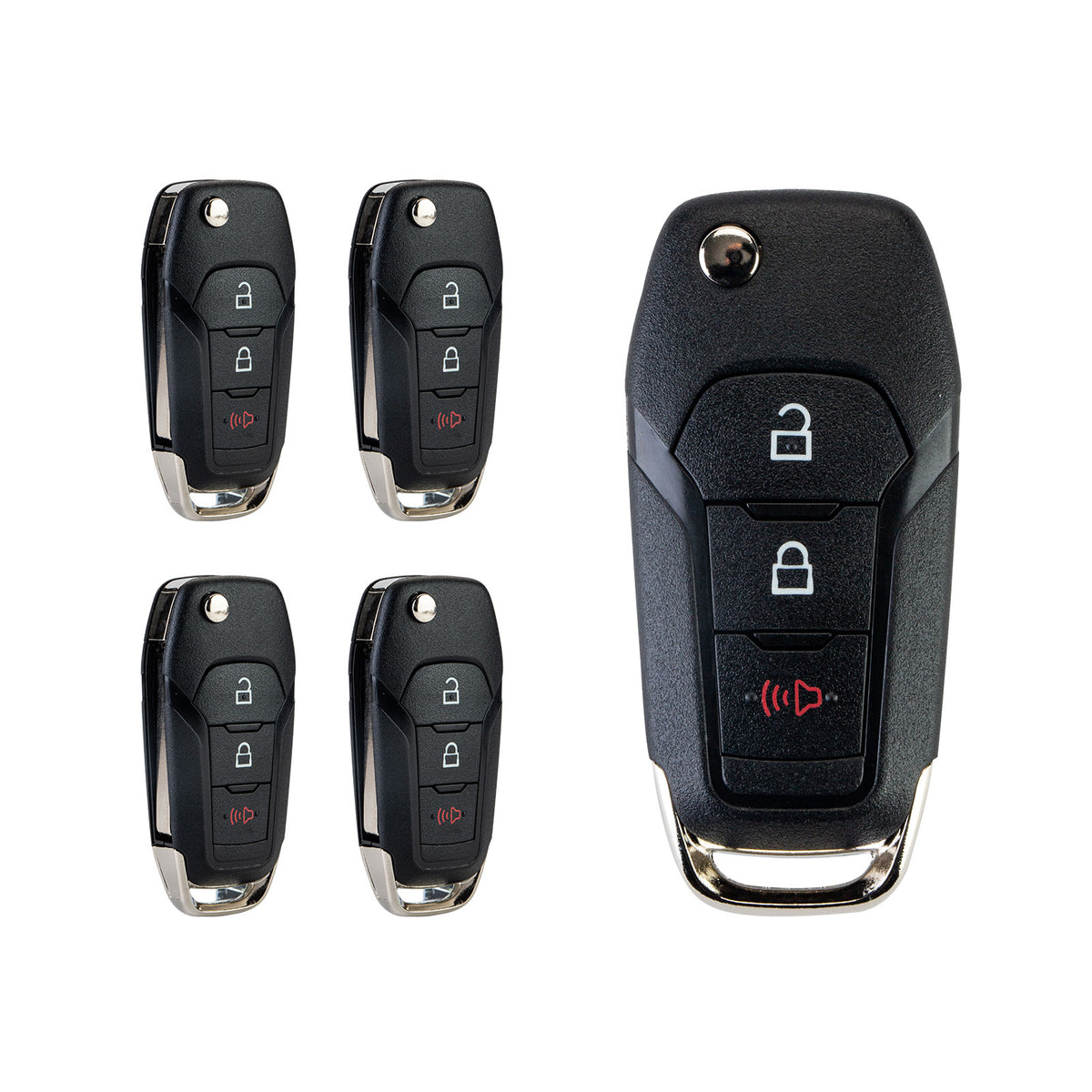 Smart Proximity Keyless Entry Car Remote Uncut Ignition Flip Key Fob for 2015-2019 Ford F-150 F250 F350 FCC ID: N5F-A08TAA KR-F3SC-05