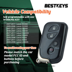 BestKeys EZ Installer Car Remote Pairing Programmer Tool for Toyota & Lexus Specific Vehicles Compatible with HYQ14AAB 0140 Need 1 Working Key for DIY  HYQ14AAB 0140