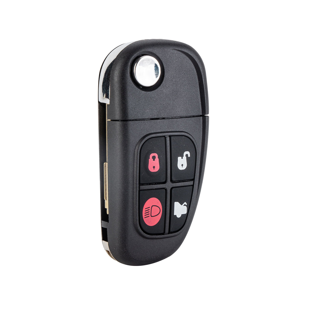 Keyless Entry Remote Flip Car Key Fob Replacement for 2002 2003 2004 2005 2006 2007 2008 JAGUAR S-Type X-Type XJ8 NHVWB1U241 CWTWB1U243 KR-G4SA