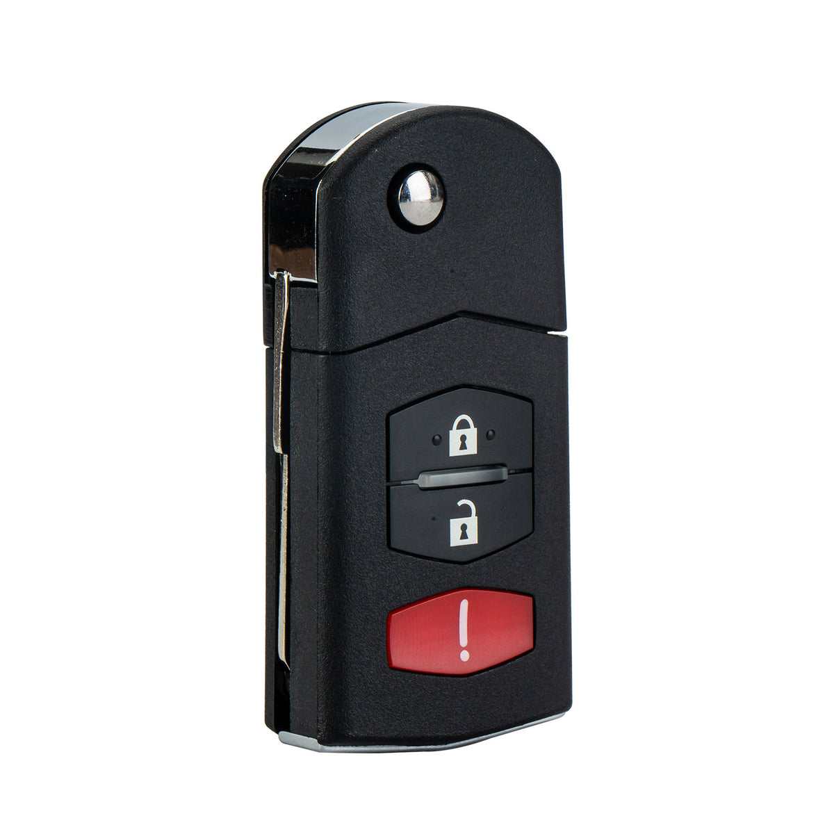 3 Button Keyless Remote Flip Key Fob Replacement for Mazda Comaptible with 2005-2010 6 Sedan 2005-2008 RX-8 FCC ID:KPU41788 KR-M3SB