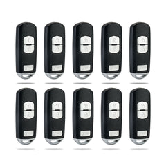 3-Buttons Smart Keyless Entry Remote Car Key Fob Replacement for Mazdaa Compatible with 2017-2018 – CX3 2013-2016 - CX5(Without Hatch) WAZSKE13D01  KR-M3RB-10