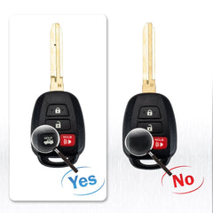 Remote Head Key Replacement for Toyota - Compatible with 2014 2015 2016 Camry- 4 Buttons H CHIP Remote Control - Fob Replacement for HYQ12BEL  Wholesale KR-T4SC-10