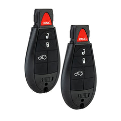 4 Buttons Car Remote Key Fob Compatible with 2008-2010 Chrysler 300 2008-2012 Dodge Challenger 2008-2012 Dodge Charger IYZ-C01C or M3N5WY783X  KR-K4RA