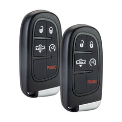 5 Button Proximity Smart Keyless Entry Fob Remote for 2013 - 2019 Dodge Ram 1500 2500 3500 FCC ID: GQ4-54T 46 CHIP 433Mhz KR-D5RG