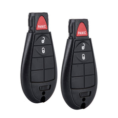 3 Buttons Smart Keyless Remote Car Key Fob Replacment for 2013 2014 2015 2016 2017 Dodge Ram GQ4-53T  KR-D3RC