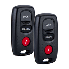 3 Buttons Car Key Fob Keyless Entry Remote Replacement for 2007 2008 2009 Mazda 3 FCC ID:KPU41794 KR-M3RA