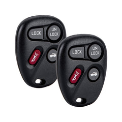 4 Buttons Keyless Entry Remote Control Car Key Fob Replacement for 1996-2000 Tahoe 1997-1998 Buick Century Park Avenue Regal Riviera Skylark Lesabre ABO1502T KR-C4RH