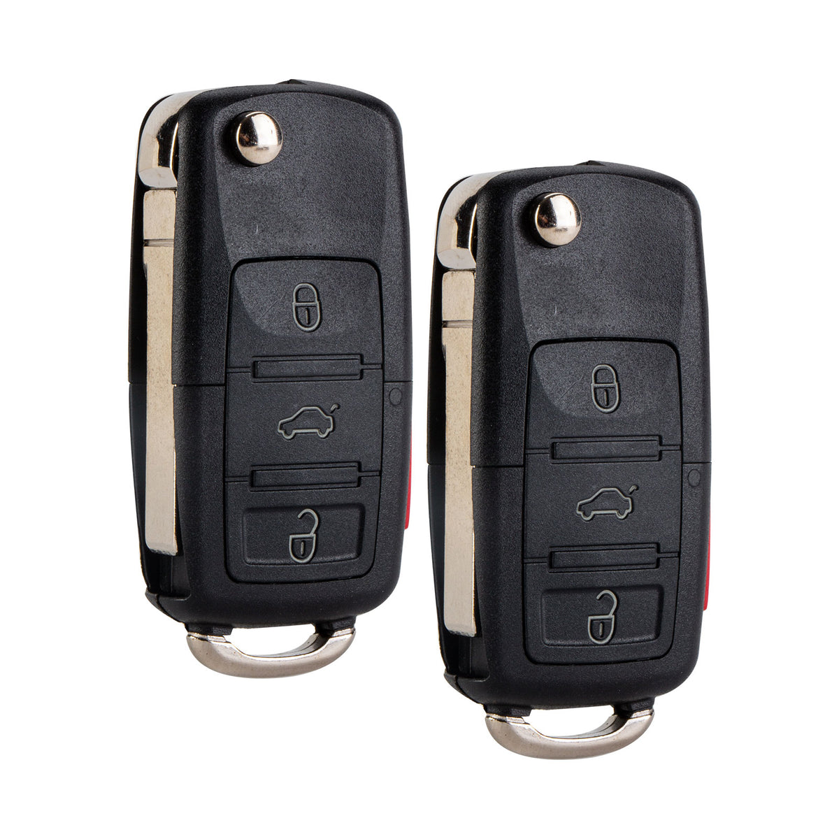 4 Buttons Keyless Entry Remote Key Fob Replacement for Volkswagen Compatible with 2002 2003 2004 2005 2006 Beetle 2003 2004 2005 Golf 2002 2003 2004 2005 Passat 1J0 959 753 AM NBG735868T KR-V4SA