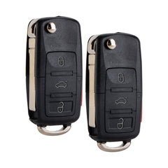 4 Buttons Keyless Entry Remote Key Fob Replacement for Volkswagen Compatible with 2002 2003 2004 2005 2006 Beetle 2003 2004 2005 Golf 2002 2003 2004 2005 Passat 1J0 959 753 AM NBG735868T KR-V4SA