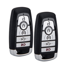 Smart Key Remote Keyless Entry Fob Fit for Ford - Compatible with 2017-2020 F-250 F-350 F-450 F-550- 5 Buttons Remote Control - Fob for FCC ID:M3N-A2C93142600, P/N: 164-R8166 KR-F5RF