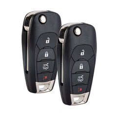 4-BTN Remote Car Key Fob with Uncut Blade fits 2016-2019 Cruze XL8 Systems Only FCC ID: LXP-T004 Frequency: 433 MHz KR-C4SD