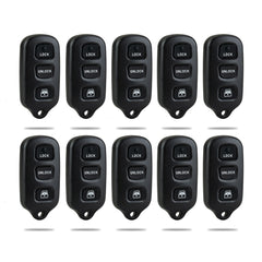 New Replacement for Toyota Compatible with 1999-2009 4 Runner,2001-2008 Sequoia Keyless Entry Remote Car Key Fob HYQ12BAN, HYQ12BBX, HYQ1512Y Wholesale KR-T4RB-10