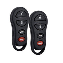 Car Key Fob Keyless Control Entry Remote GO43VT13T 4 Button Vehicles Replacement Compatible with Chrysler 300M 1999-2004 Remote KR-D4RD