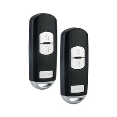 3-Buttons Smart Keyless Entry Remote Car Key Fob Replacement for Mazdaa Compatible with 2017-2018 – CX3 2013-2016 - CX5(Without Hatch) WAZSKE13D01  KR-M3RB