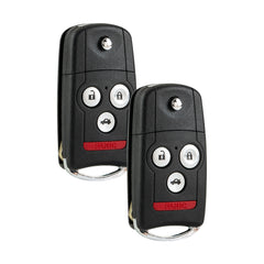 4 Buttons Keyless Entry Remote Key Fob Replacement for 2007 2008 Acura TL Flip Remote FCC ID: OUCG8D-439H-A, 850G-G8D439HA,Chip ID46 KR-A4SA