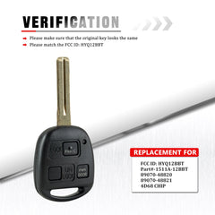 3 Buttons Key Fob Keyless Entry Remote fits for 2004-2005 RX330 2007-2009 RX350 HYQ12BBT 4D68 CHIP Wholesale  KR-L3SA-10