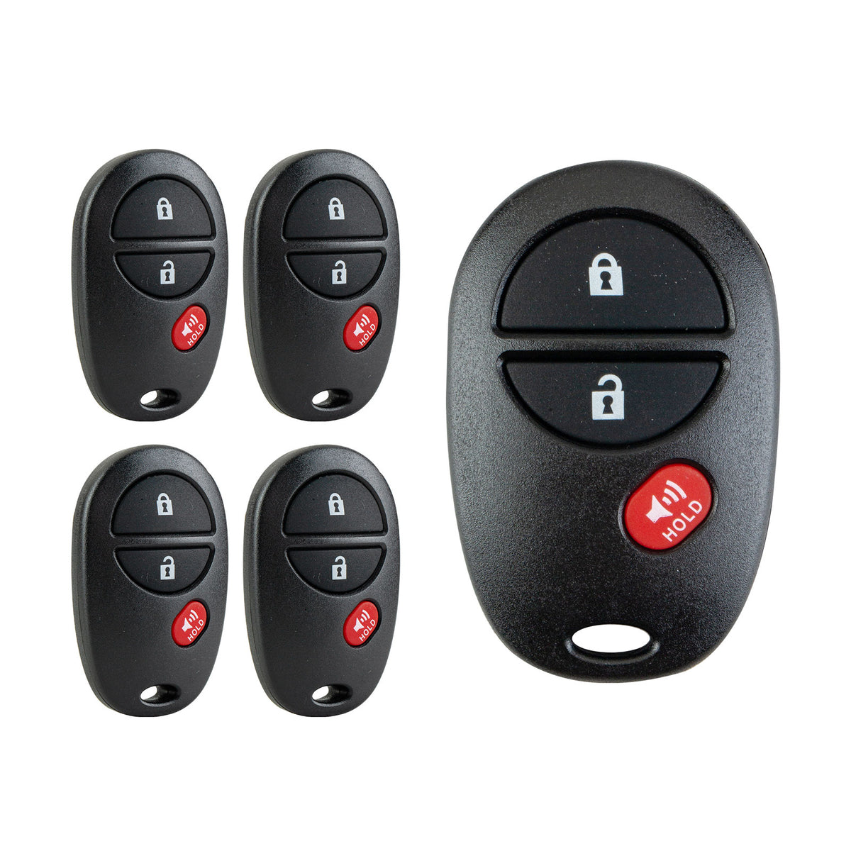 NEW Keyless Entry Remote Control Replacement for 2005-2016 TACOMA 3 Button Car Key Fob;GQ43VT20T KR-T3RC-05