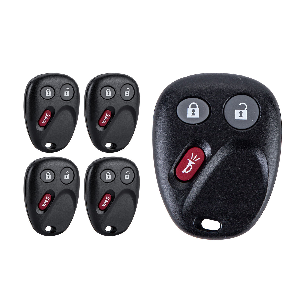 3 Buttons Keyless Entry Remote Car Key Fob Replacement for 2003-2006 Cadillac Escalade 2005-2006 Chevrolet Equinox LHJ011 Wholesale KR-C3RB-05