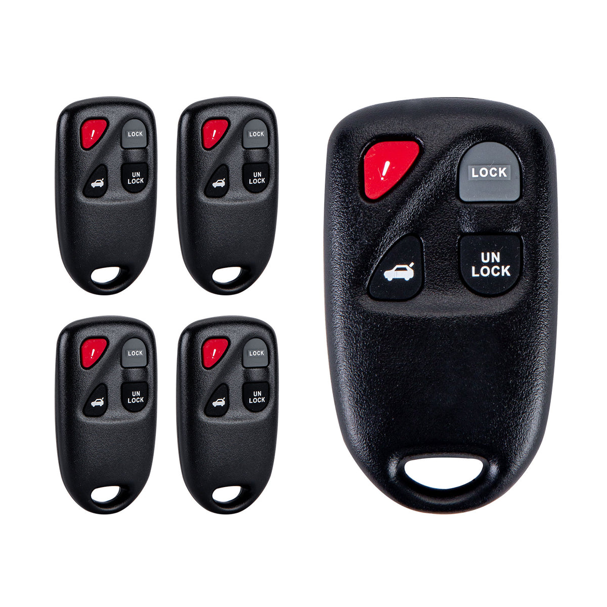 4 Buttons Keyless Entry Remote Control Car Key Fob Clicker for 2003-2005 Mazda 6 Replacment with KPU41805 Model 41805  Wholesale KR-M4RA-05