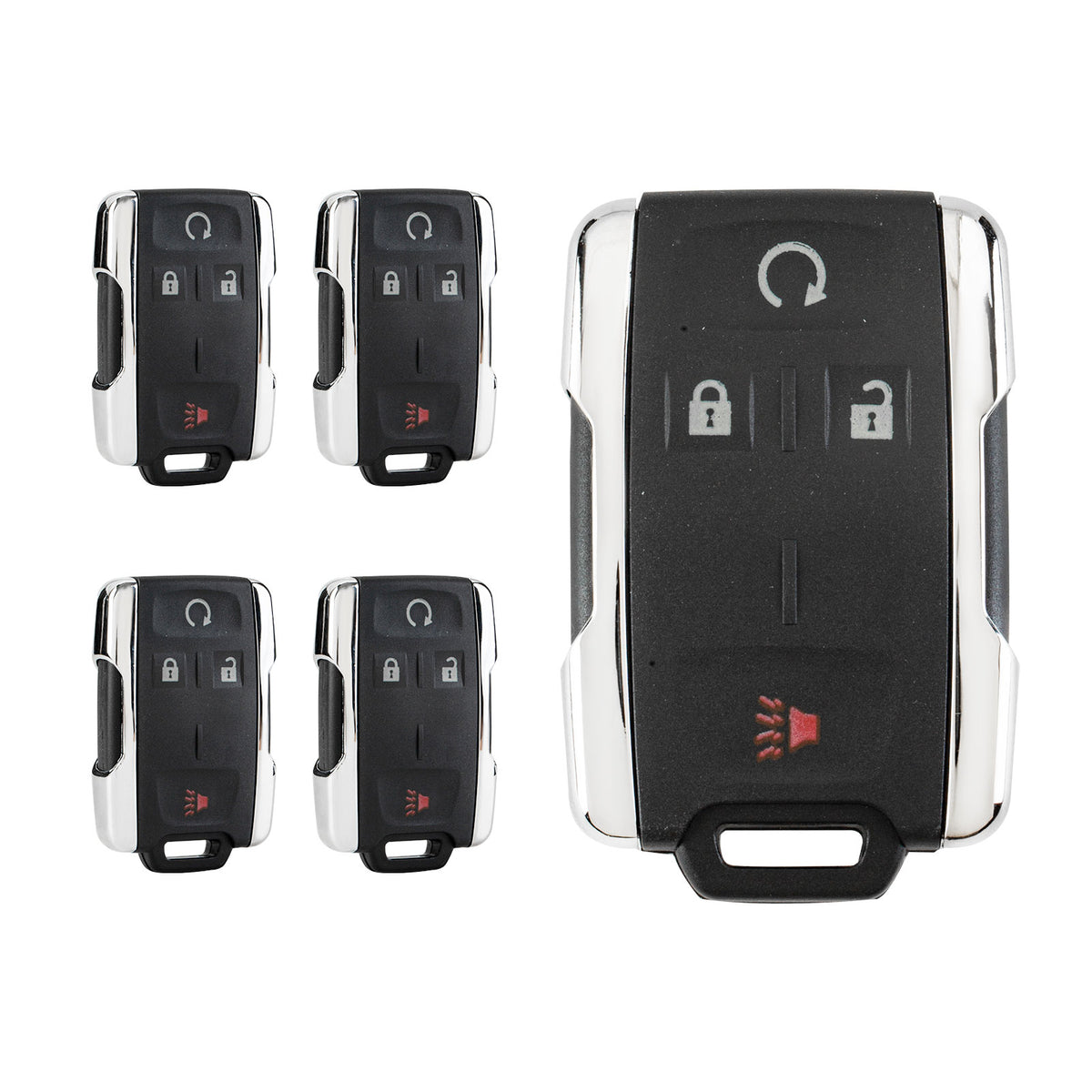 Keyless Entry Remote Control Car Key Fob for 2014 - 2017 Chevy Silverado 1500 GMC Sierra M3N-32337100  KR-C4RG-05