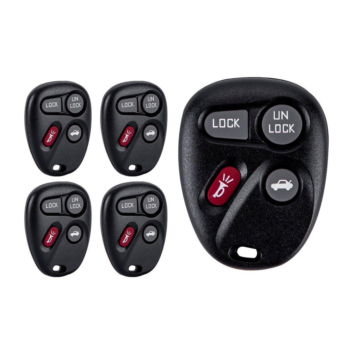 4 Buttons Keyless Entry Remote Control Car Key Fob Replacement for 1996-2000 Tahoe 1997-1998 Buick Century Park Avenue Regal Riviera Skylark Lesabre ABO1502T Wholesale KR-C4RH-05