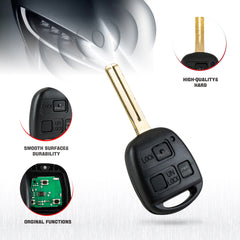 3 Buttons Key Fob Keyless Entry Remote fits for 2004-2005 RX330 2007-2009 RX350 HYQ12BBT 4D68 CHIP  KR-L3SA