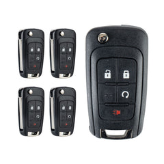 Keyless Remote Flip Car Key Fob for 2010-2019 GMC Terrain 2014-2018 Buick Encore FCC ID:OHT01060512 4 Buttons  KR-C4SC-05