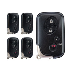 4 Buttons Keyless Entry Proximity Smart Remote Key Fob for Lexus Compatible with for 2009-2015 RX350 2010-2015 RX450h 2010-2016 GX460 2008-2013 LX570 2011-2016 CT200h HYQ14ACX Wholesale KR-L4RB-05