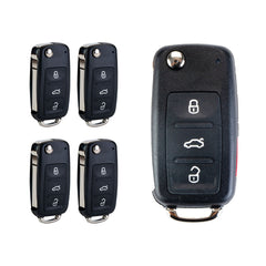 Wholesale 4 Buttons Flip Key Fob Remote Compatible with VW Replacement for 2011-2016 Jetta/Golf 2011-2012 VW Passat CCNBG010180T 5K0 837 202 AE KR-V4SB-05