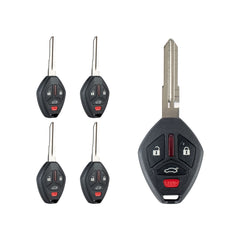 4-BTN Entry Remote Control Entry Remote Key Fob Transponder Ignition Key Replacement Fit for 2008-2012 Mitsubishi Eclipse Galant OUCG8D-620M-A KR-M4SB-05