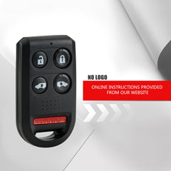 Keyless Entry Remote Car Key Fob Replacement for 2005-2010 Honda Odyssey Van OUCG8D-399H-A,5 Button 315mHz   KR-H5RC-10