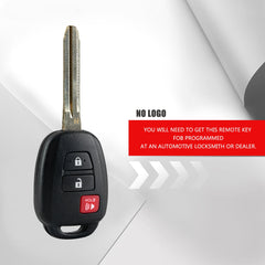 Key Fob Keyless Entry Remote Replacement for Toyota - Compatible with 2013-2016 RAV4  Remote Control - Fob for GQ4-52T Wholesale KR-T3SE-05