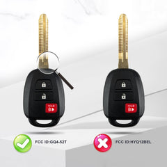 Key Fob Keyless Entry Remote Replacement for Toyota - Compatible with 2013-2016 RAV4  Remote Control - Fob for GQ4-52T Wholesale KR-T3SE-10