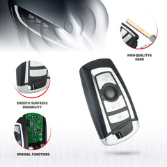 Smart Proximity Keyless Entry Car Remote Key Fob for 2009-2015 750i 2010-2015 750Li 760Li 740i KR55WK49863 KR-B4RB