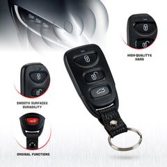 4 Buttons Keyless Entry Remote Car Key Fob for 2011-2015 Hyundai SONOTA 2011-2016 Elantra FCC ID:OSLOAK-310T KR-K4RB