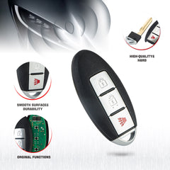 for 2008-2013 Nissan Rogue Smart 3 Button Car Key Fob Keyless Entry Remote CWTWBU729 KR-N3RD